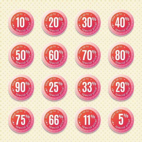 set of vintage badges and labels,  vector