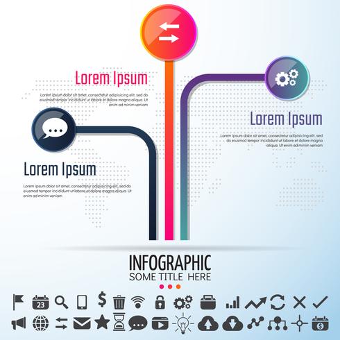 Plantilla de diseño de infografías vector