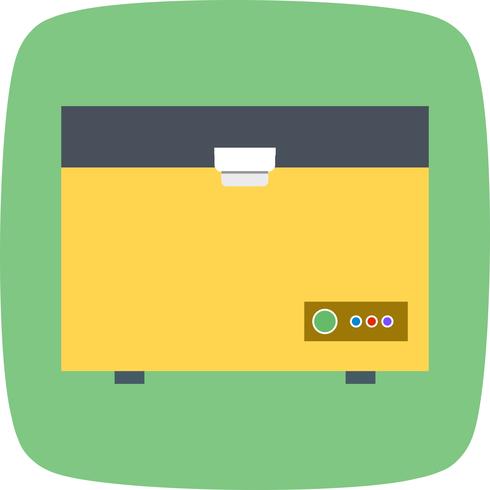 Deep Freezer Vector Icon