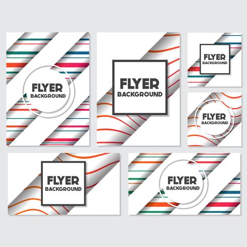 fresh background flyer style background Design Template vector