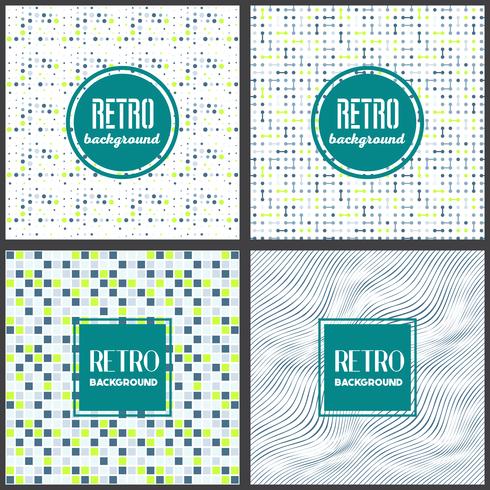 Old retro Vintage style background Design Template vector