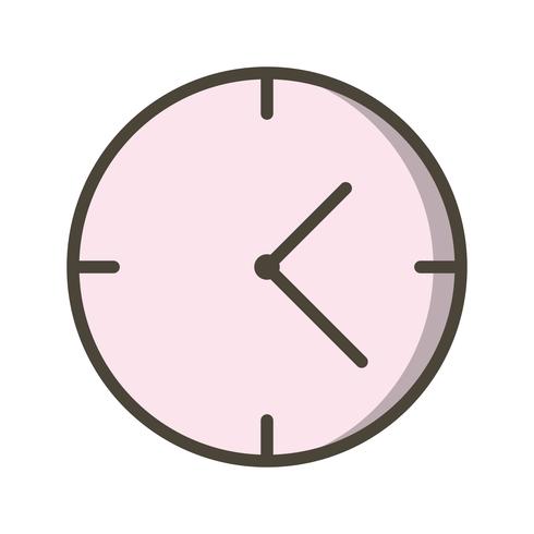 Vector icono de reloj