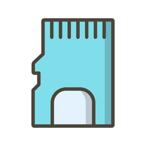 Memory Card Vector Icon