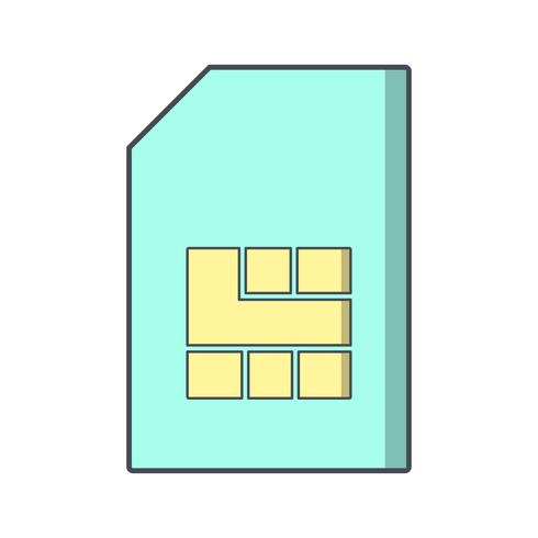 Sim Vector Icon