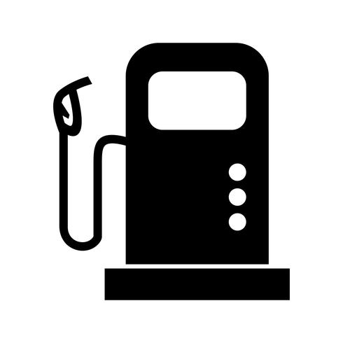 Icono de Vector de la estación de combustible