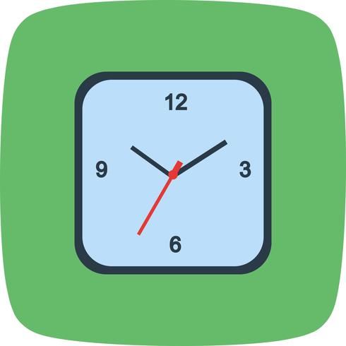 Vector icono de reloj