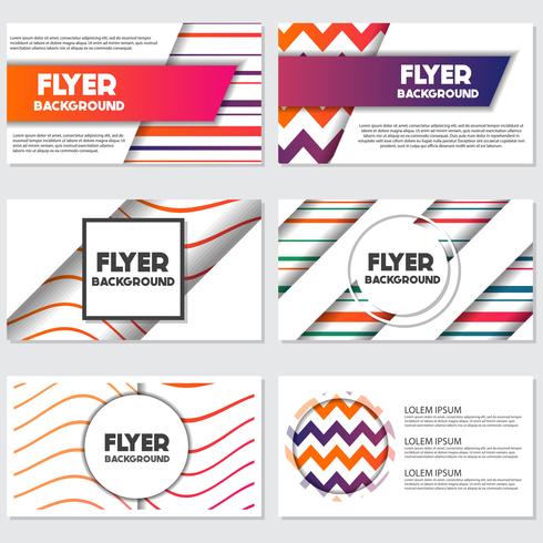 fresh background flyer style background Design Template vector