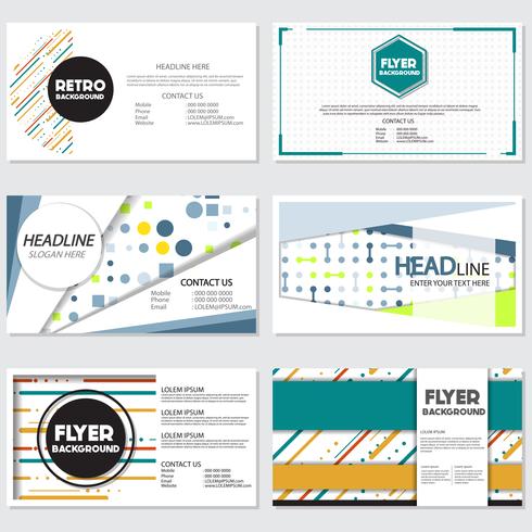 memphis background style Design Template vector