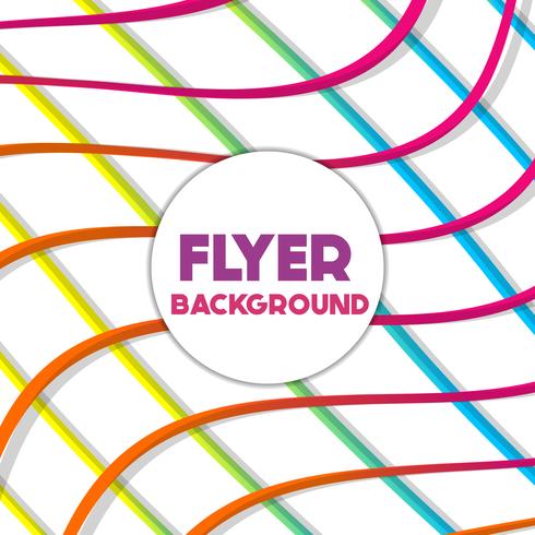 fresh background flyer style background Design Template vector