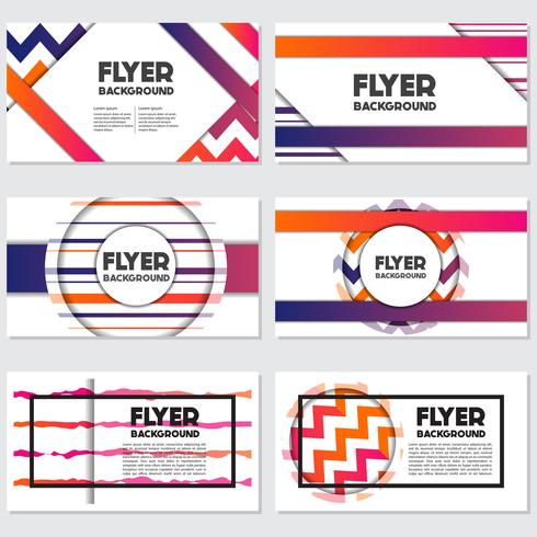fresh background flyer style background Design Template vector