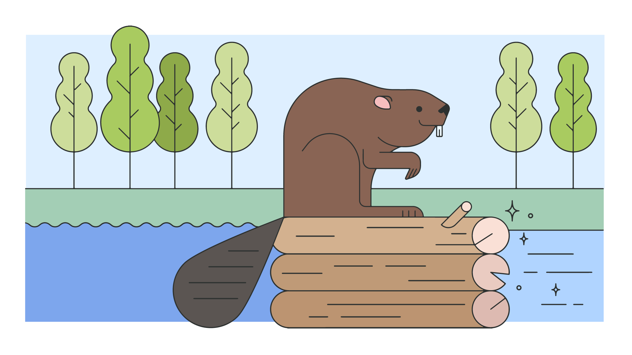 Beaver Dam Vector Art, Icons, and Graphics for Free Download