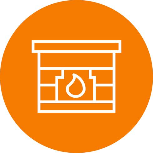 Fire Place Vector Icon