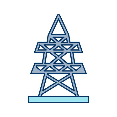 Electric tower Vector Icon