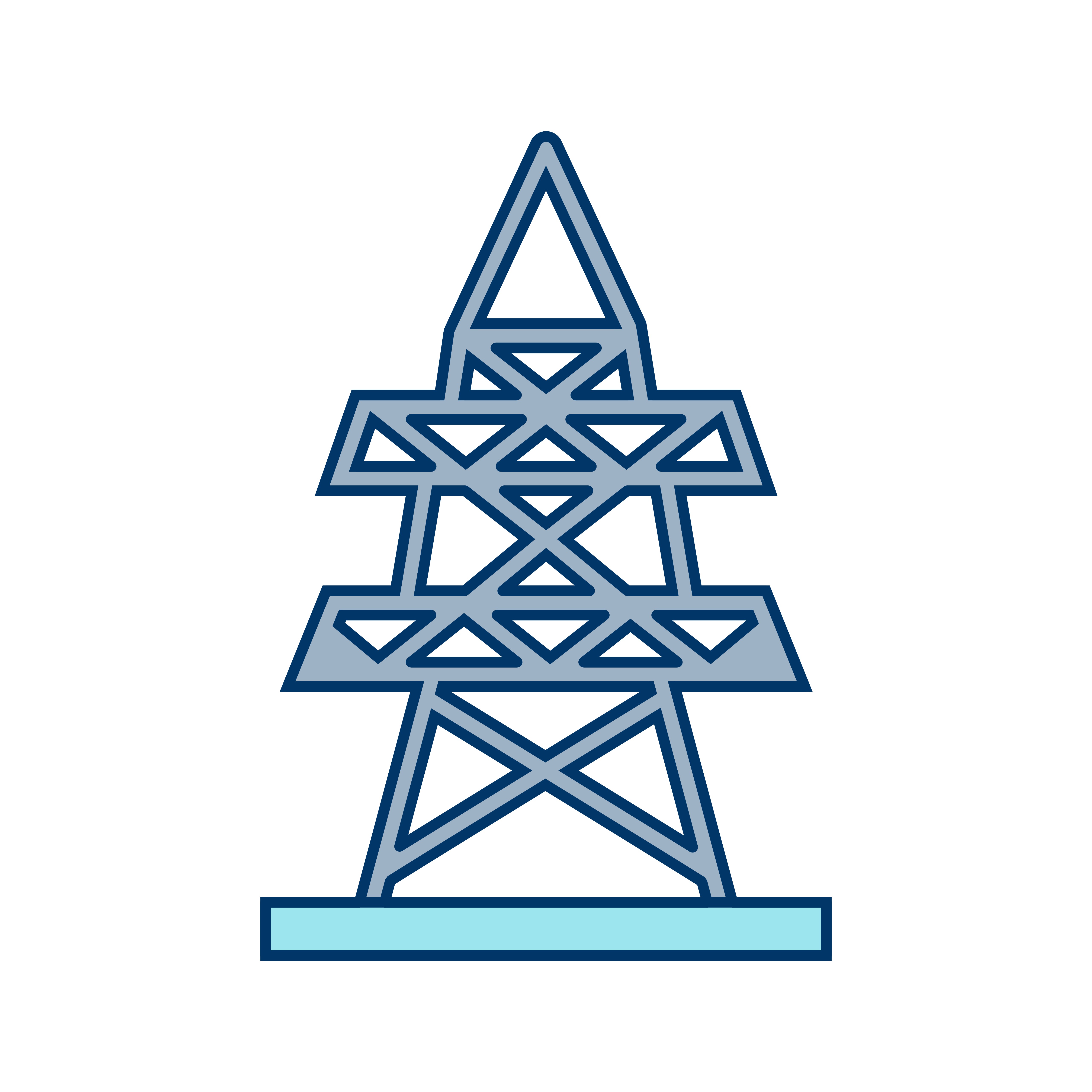 Electric tower Vector Icon 348291 Vector Art at Vecteezy
