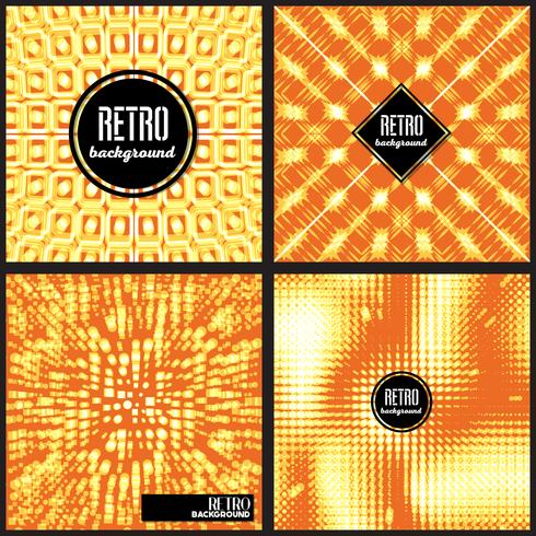 vintage halftone style background Design Template vector
