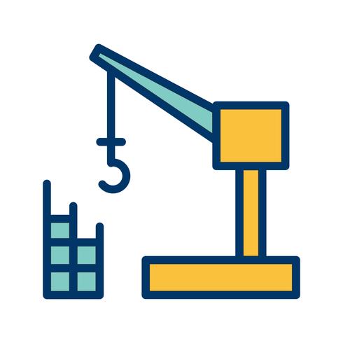 Construction Crane vector