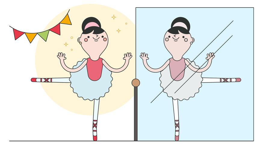 Classic Ballerina Vector