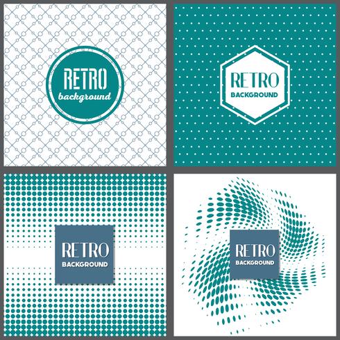 Old retro Vintage style background Design Template vector