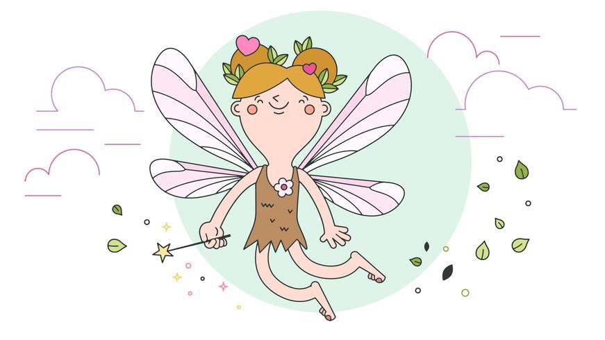 Forest Fairy Vector