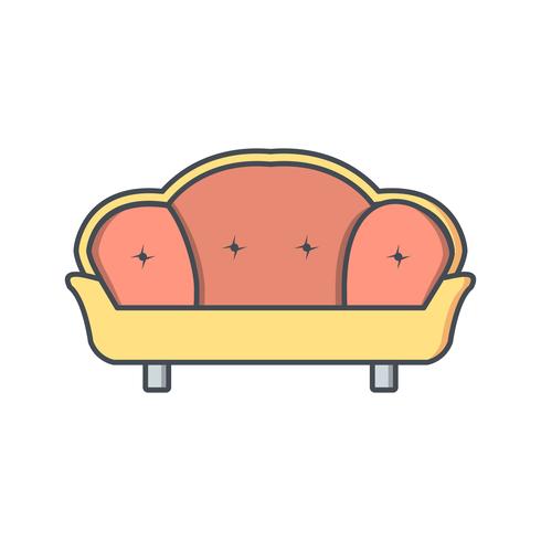 Sofa Vector Icon