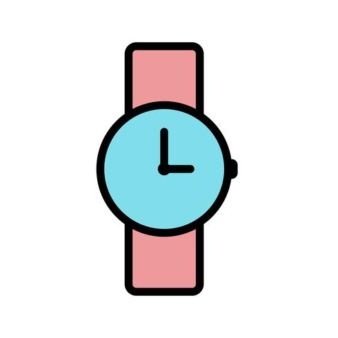 Icono de vector de reloj