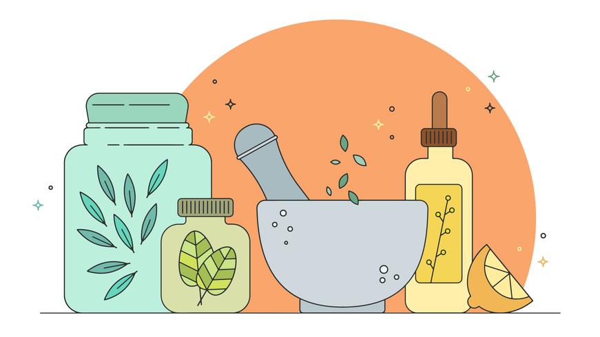 Homeopathic Medicine Vector