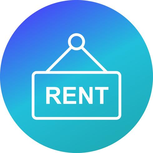 Rent Vector Icon