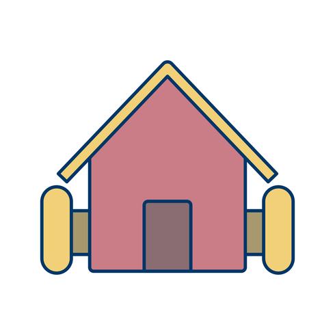 Farm House Vector Icon