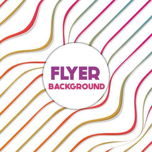 fresh background flyer style background Design Template vector