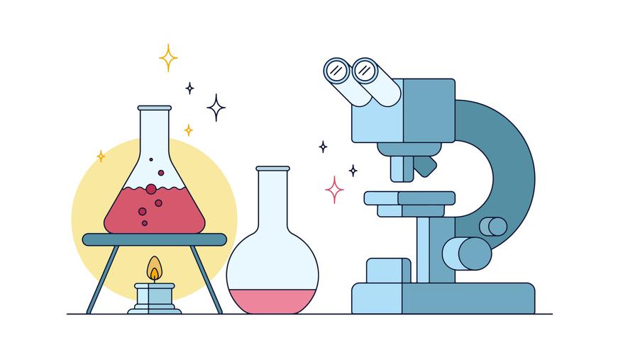 Microscopio de experimentación vectorial vector