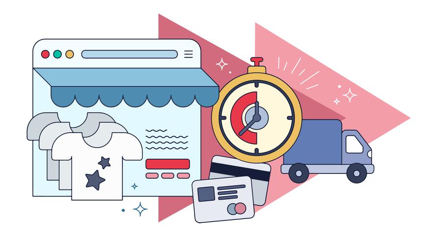 Online Shopping Vector