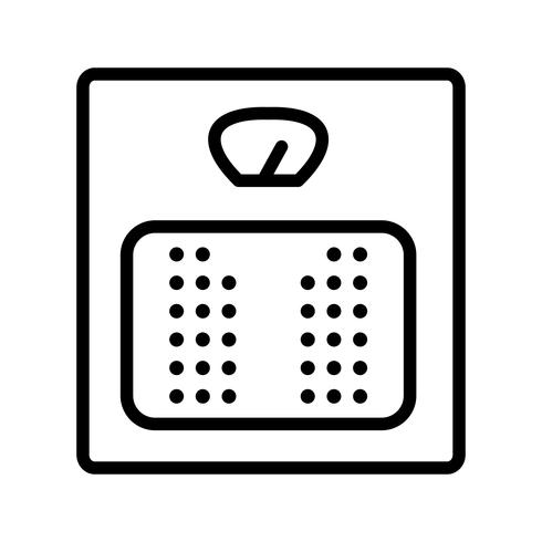 Weight Machine Vector Icon