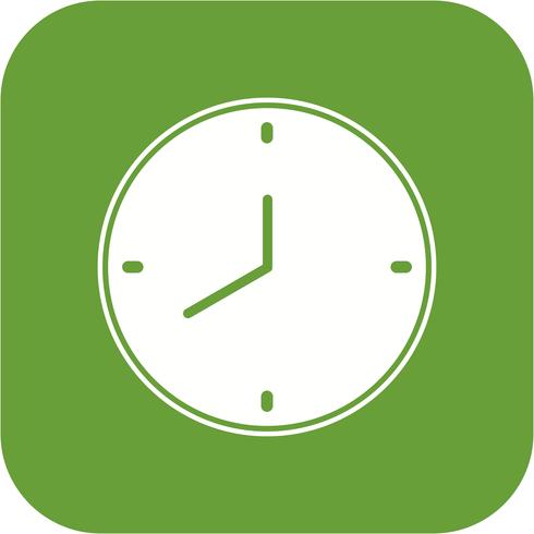 Vector icono de reloj