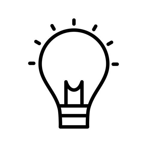 Icono de vector de idea