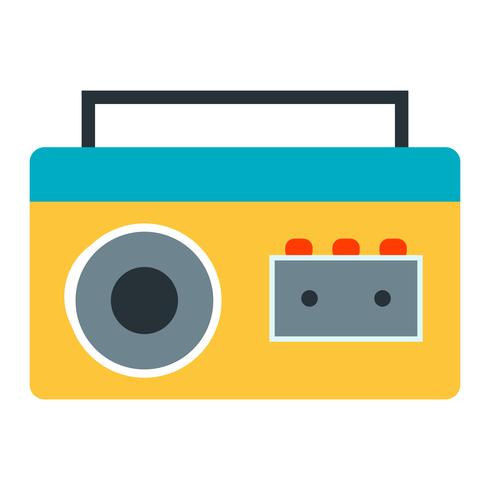 Cassette Player Vector Icon