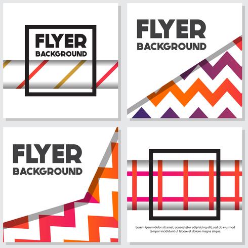 fresh background flyer style background Design Template vector