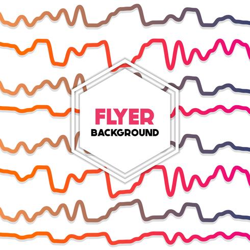 fresh background flyer style background Design Template vector