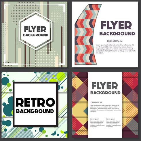 Old retro Vintage style background Design Template vector