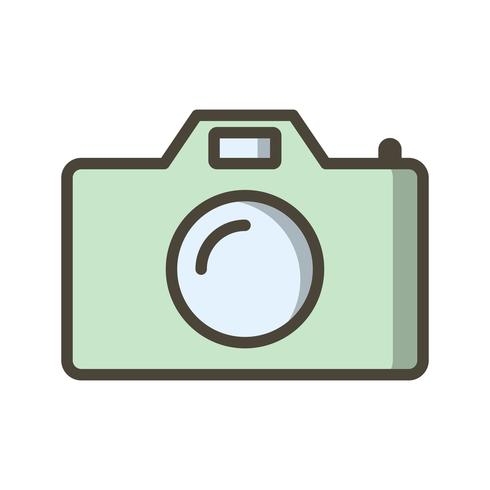 Icono de vector de camara