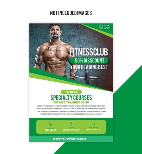Gym Flyer vector