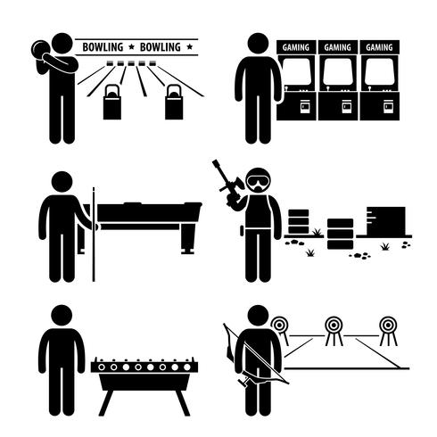 Recreational Leisure Games vector