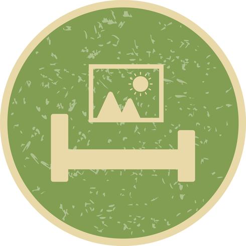 Bed Room Vector Icon