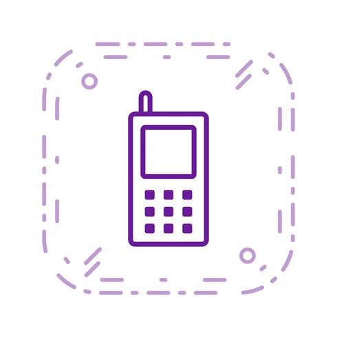 Icono de vector de teléfono celular