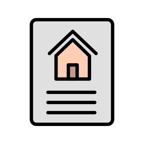 House Document Vector Icon