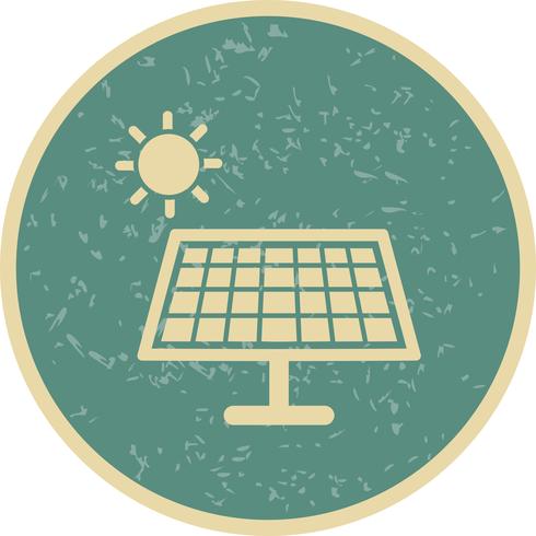 Icono de Vector de energía solar