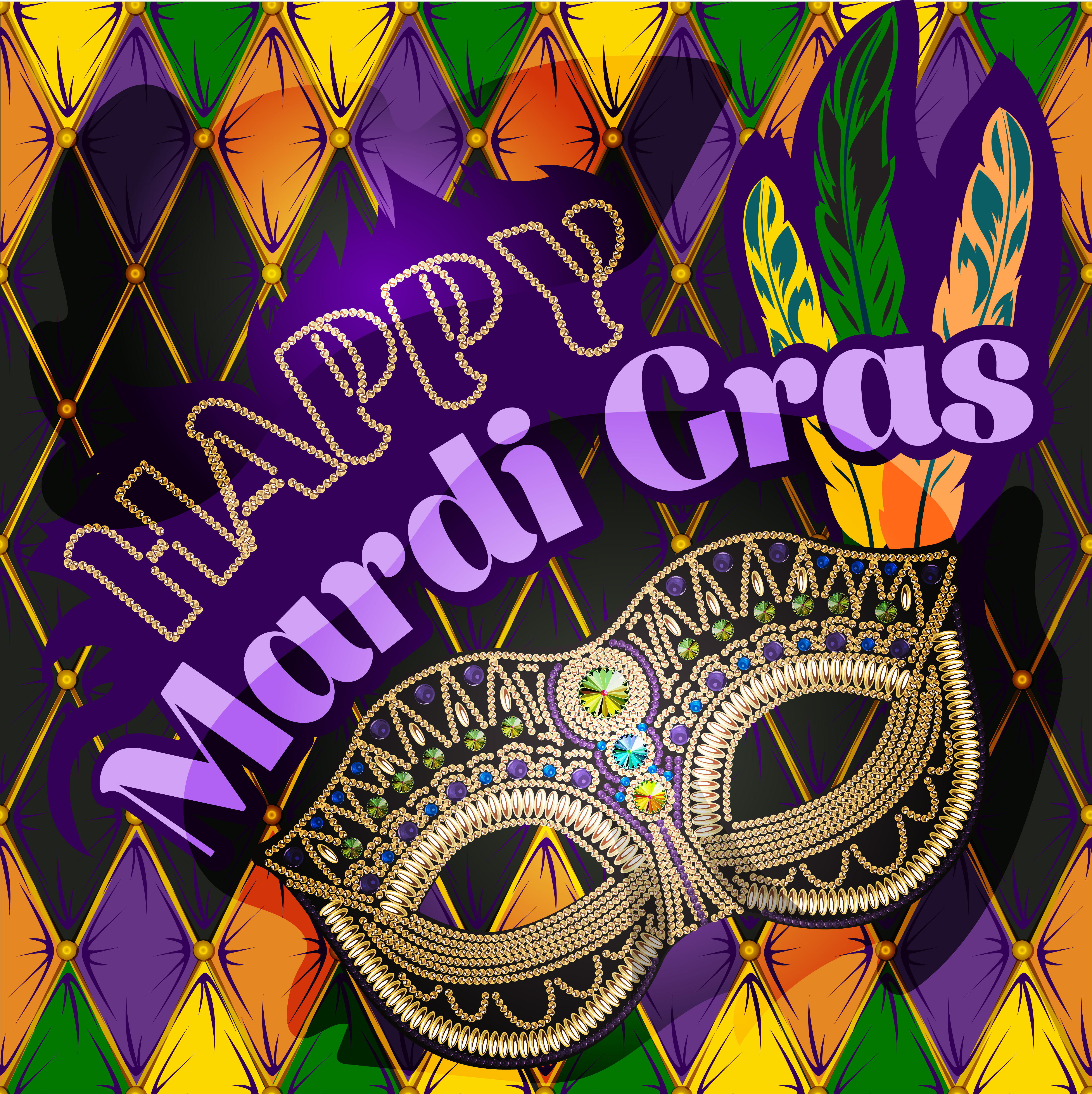 Free Printable Mardi Gras Flyer Template