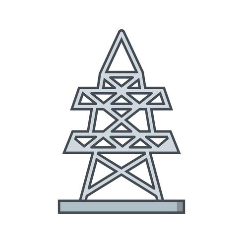 Electric tower Vector Icon