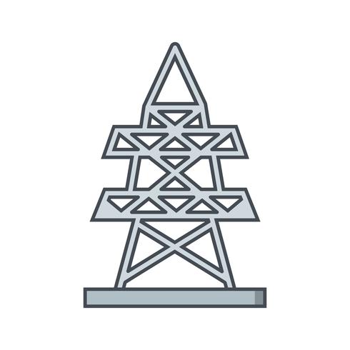 Icono de Vector de torre eléctrica