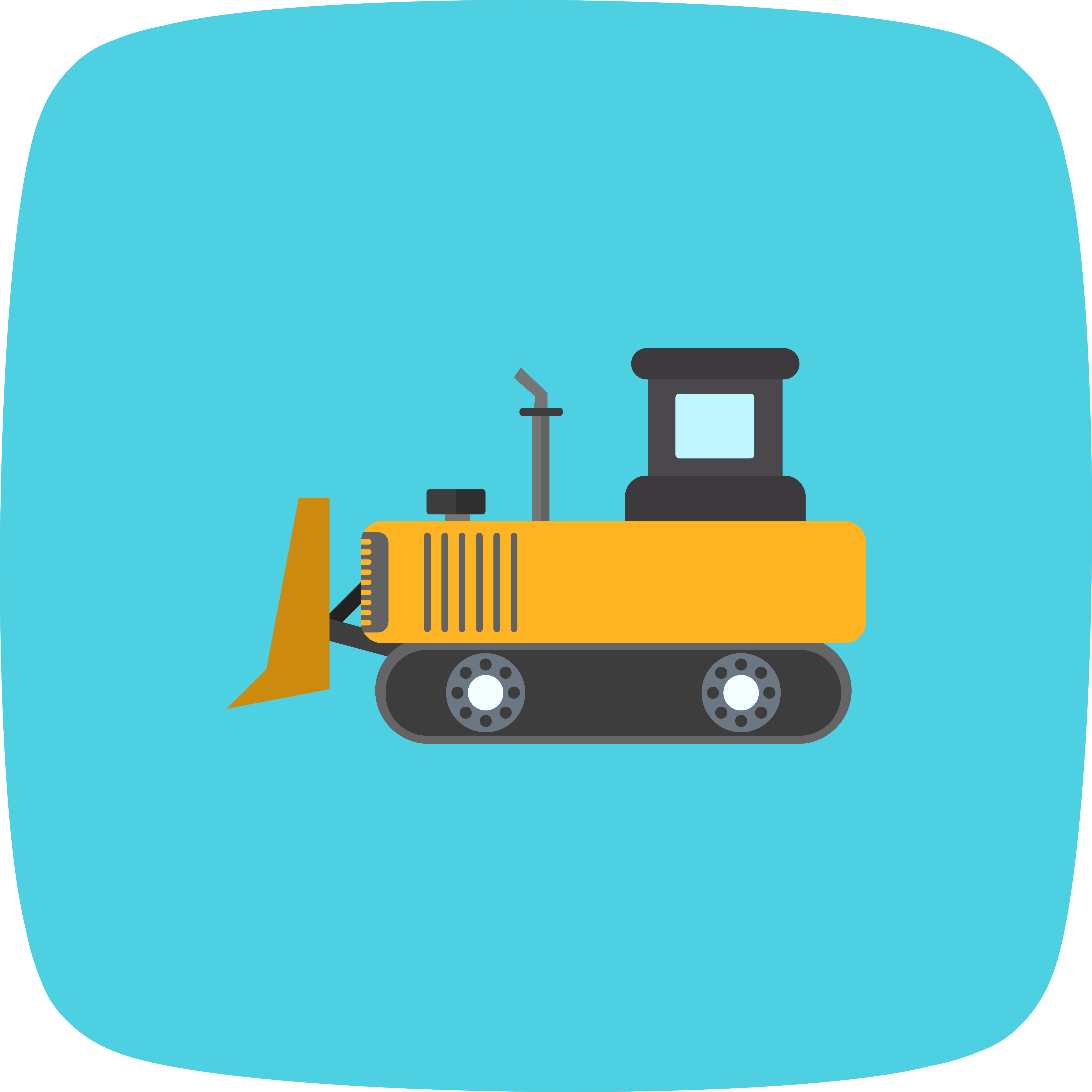 Bulldozer Vector Icon 349395 Vector Art at Vecteezy