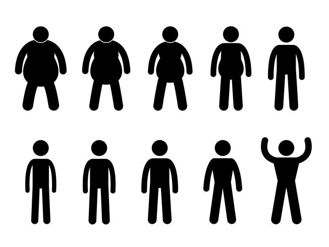 Fat Women Silhouettes Vector 118299 Vector Art at Vecteezy